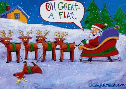 [Image: funny-christmas-card-santa-gets-a-flat.jpg?w=500&h=351]